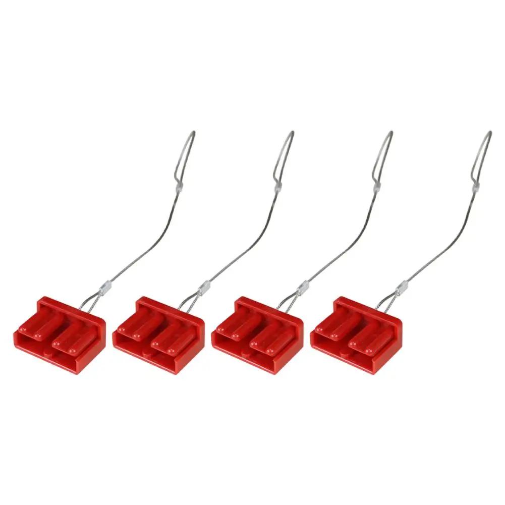 4PCS Battery Terminal Cap Covers For 120AMP Connectors Designed For Caravan Forklift Tractor Sports Car And Industrial Use