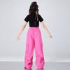 Girls Jazz Dance Outfit Hip Hop Streetwear Performance Costume Kids 8 Cotton Short Sleeve Top Pants Set
