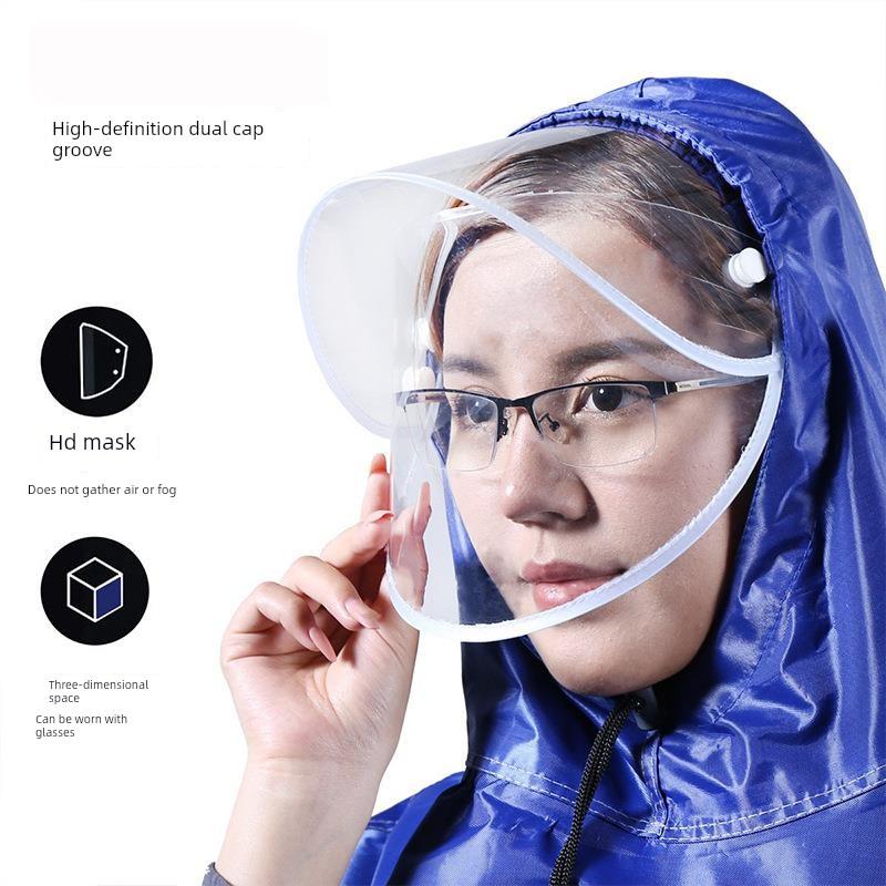 Electric Scooter Raincoat, Motorcycle Rain Poncho, Storm-Proof for Riding, Enlarged Size for Single or Double Riders, Suitable for Men and Women