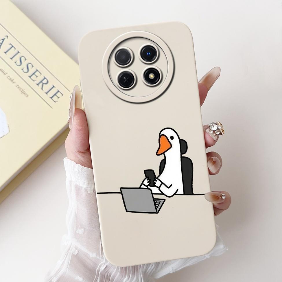 For Realme 12 5G Case For Realme 12X 5G Cover RMX3998 Luxury Fashion Flowers Kawaii Girl Cute Cat Shockproof Phone Case Funda