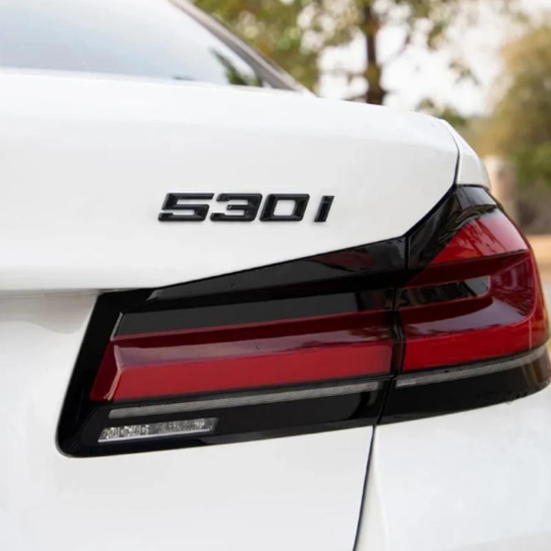 Автомобильная 3D ABS Наклейка-эмблема с буквами на багажник Для BMW 5 серии 520i 525i 528i 530i 535i 540i E39 E60 E61 F10 F11 G30