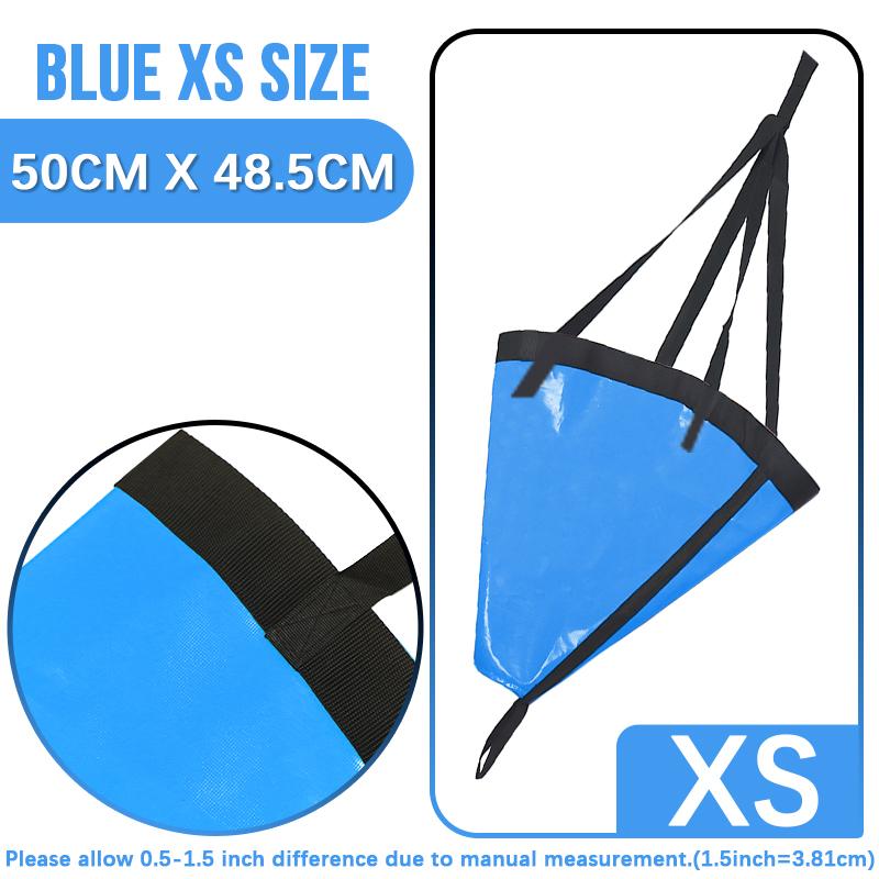 18-53'' Sea Drogue Anchor Float Marine Kayak Drift Rowing Boat Fishing Brake Lifeboat Anchor Yacht Traction Rope Buoy Ball