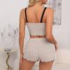 European & American Summer Women's Sexy Casual Pajama Set - Vest & Shorts