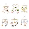 Baby Rattle Toy 0-12 Months Wooden Mobile On The Bed Newborn Music Box Bed Bell Hanging Toys Holder Bracket Infant Crib Boy Toys