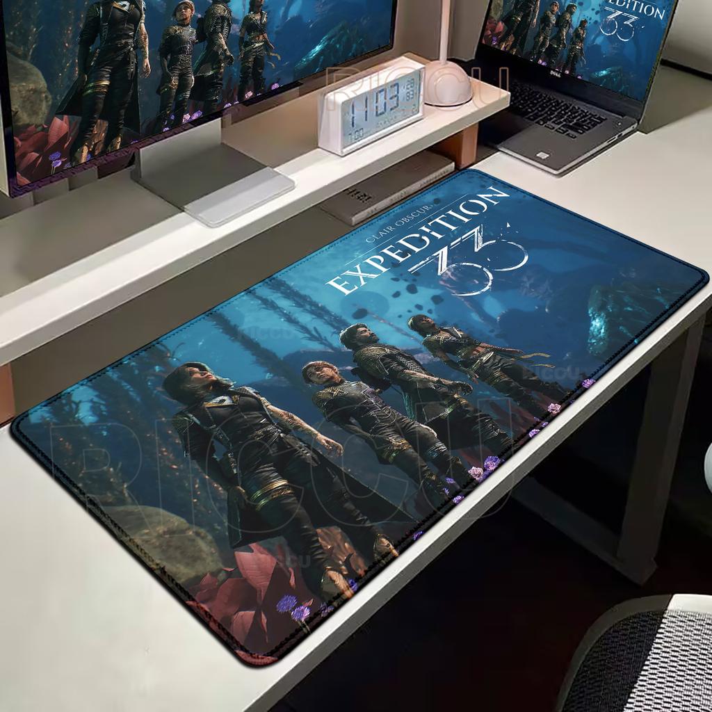 Clair Obscur Expedition 33 Коврик для мыши Клавиатура Коврик для мыши Большой Игровой коврик для мыши Игровые аксессуары XXL Коврик для стола PC Cabinet 90x40CM
