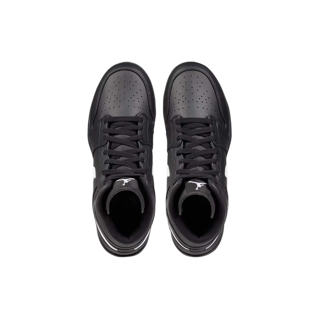 Jordan 1 Шиповка Mid Td Черно-белая FJ6805-001