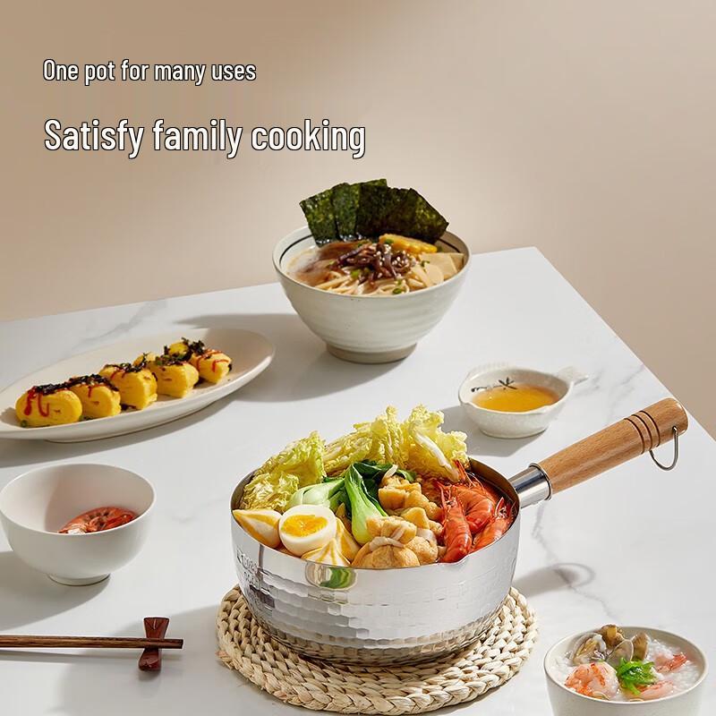 Японская кастрюля Юкихира Chuda King из нержавеющей стали