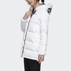 adidas Neo Large Logo Sports Mid-Light Down Jacket Women Outwear White GJ8824