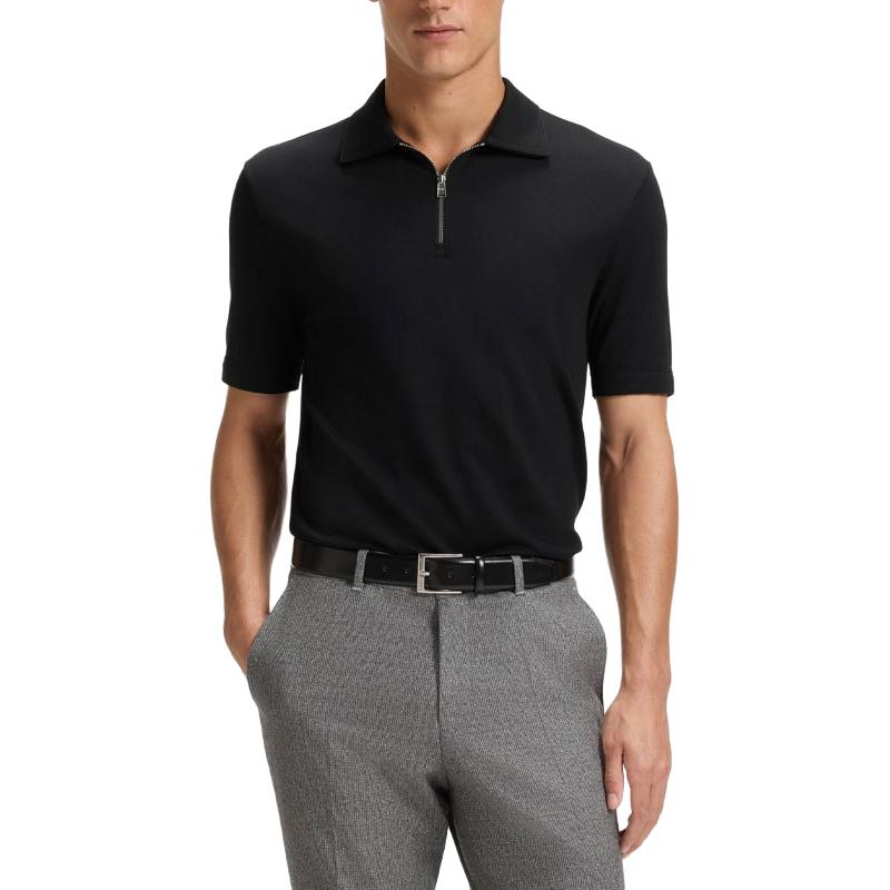Hugo Boss zip-neck polo shirt 50544091-001