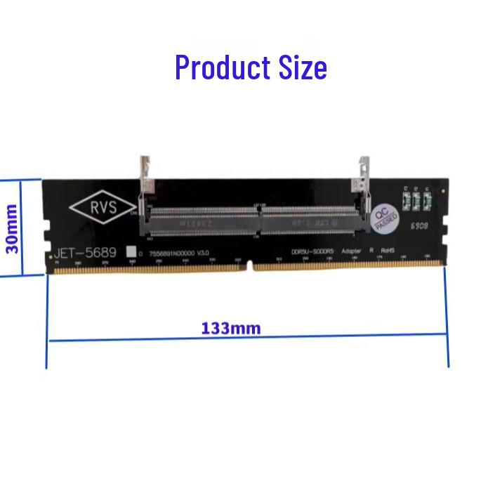 5th Gen DDR5 Laptop to Desktop Memory Adapter Board (UDIMM 1.1V)