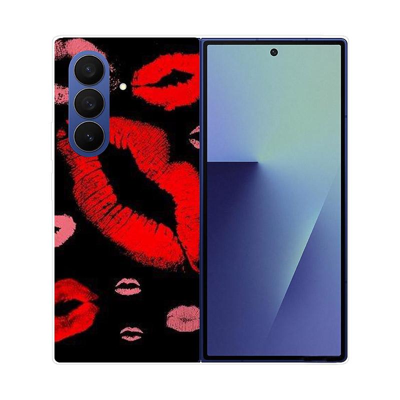 Прозрачный складной чехол для телефона Samsung Galaxy Z Fold 6 7 Прозрачная ударопрочная жесткая крышка из ПК для Samsung Z Fold7 Fold6 Чехол Capa