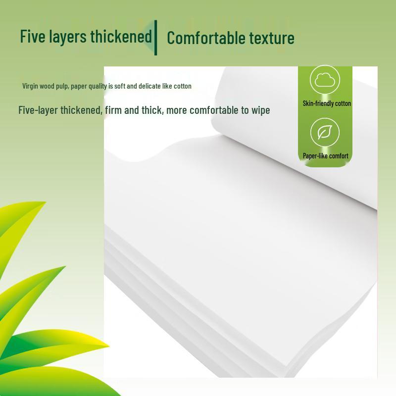 Yusen Spring Vigor Unscented 5-Ply Toilet Paper