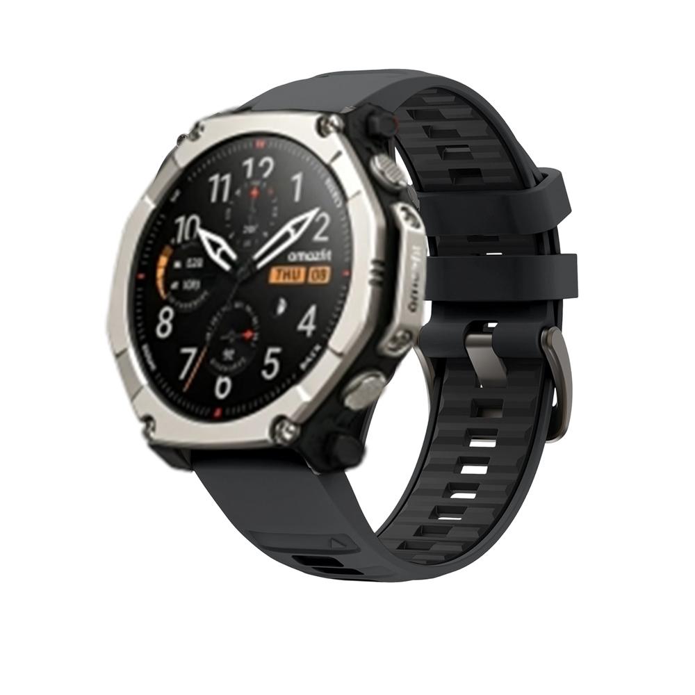 Двухцветный силиконовый ремешок для часов Amazfit T-Rex Ultra 2 51MM, легкий, с свободной регулировкой, ремешок для активного отдыха, 26 мм, Quick Fit