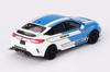 MINI GT Scale Honda Civic Type R 2023 Pace Car Blue Finished Product 1/64 #3 (Left-Hand Drive)