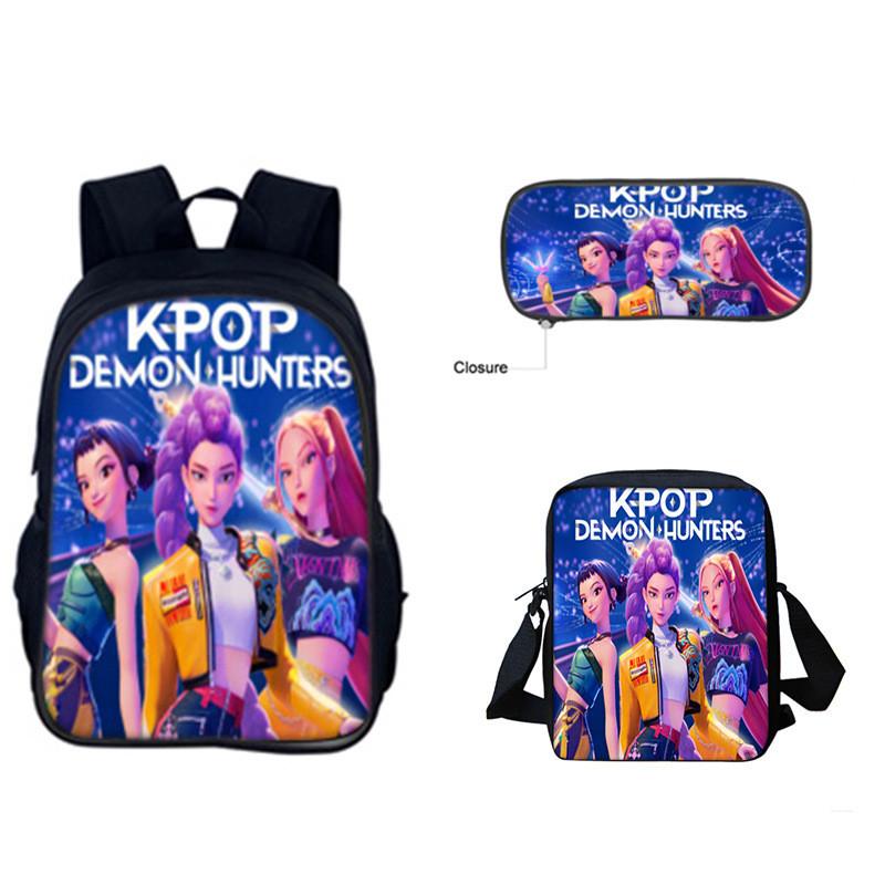 Набор рюкзаков Kpop Hunterxhunter из дышащего полиэстера для школы