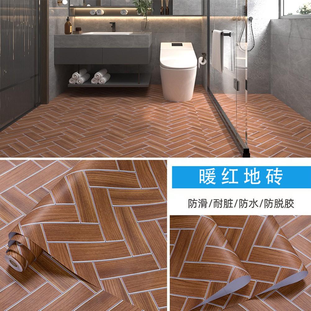 Напольные наклейки шириной 60 см, ПВХ, клетчатый дизайн, водонепроницаемые