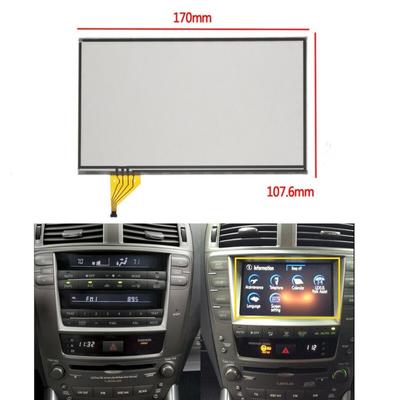 Стеклянный дигитайзер с сенсорным экраном GPS-навигации для Lexus IS250 IS350 # LTA070B513F