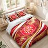 Bedding Set 1 Duvet Cover 2 Pillowcases Girona FC Print Bedroom Home Decoration