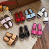 Fashion Fashion Round Toe Luxury Women Flats Slippers Shoes Sandals Summer Beach Casual Female Slides Ladies Flats Slippers Shoes