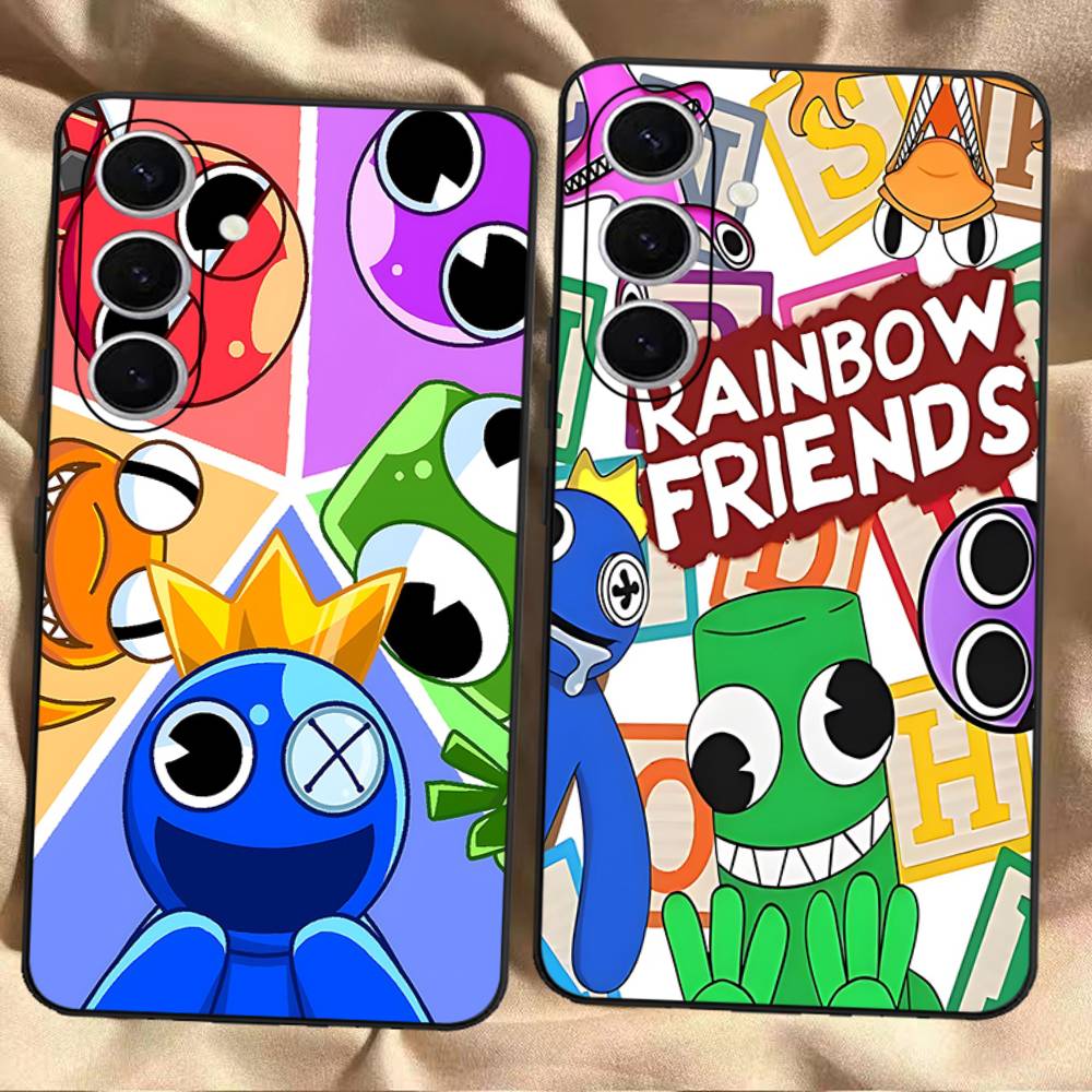 Cartoon R-Rainbow Friends Phone Case For Samsung S 24 Fe 25 Ultra Plus 20 Lite 21 30 22 23 24 22 Ultra 5G Fundas