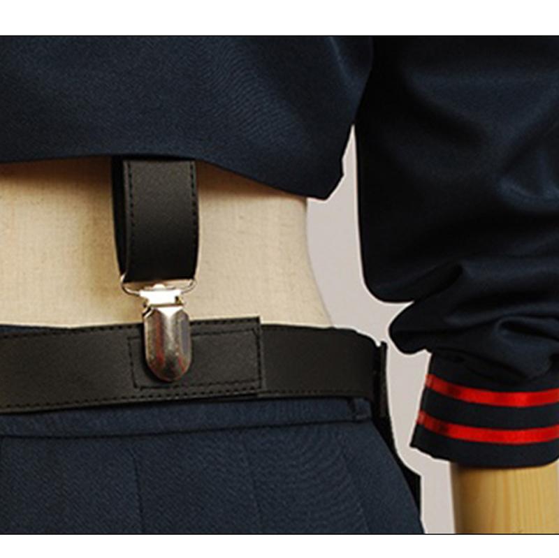 4pcs Sets Japanese Anime KILL La KILL Matoi Ryuko Cosplay Costume T-shirt Skirt Gloves Belt School Uniform Navy Sailor Suit