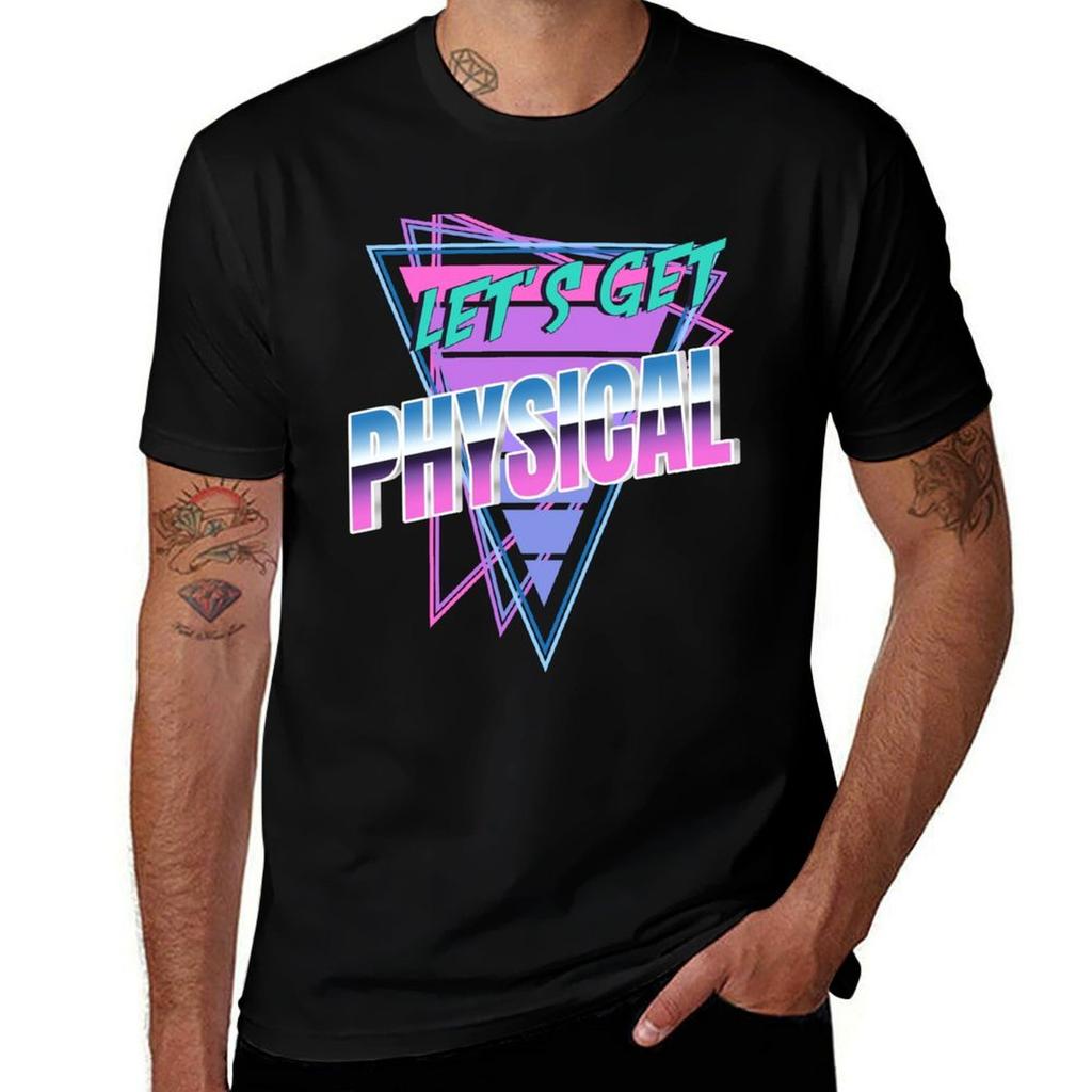Давай Займемся Физкультурой Totally Rad 80s Костюм Футболка футболки для мужчины графическая смешная хлопковая футболка мужчина Футболка