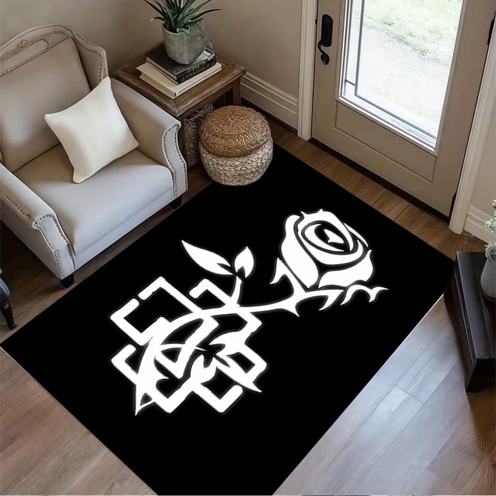 No Symbol Carpet Design for Entryway Hallway Study room Balcony Anti-slip Rug Decorate Offices Wedding Party Gift