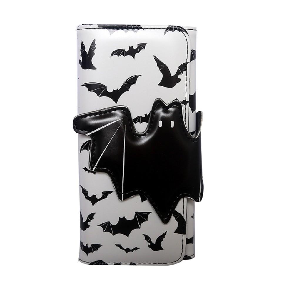 Large Capacity Foldable Coin Purse Multi-Functional Halloween PVC Wallet Travel