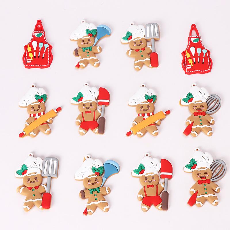 Cute Gingerbread Man Ornament Christmas Tree Hanging Decorations Pendant Holiday Gift