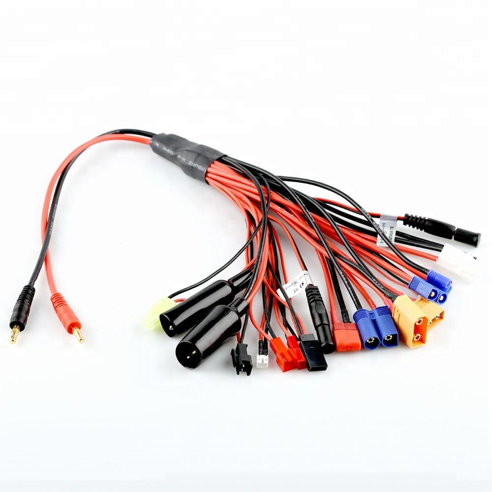 20 In 1 Charging Cable For 22AWG 20AWG Multifunction RC Charging Cable For B6 B6AC PL6 PL8 Multi-Connector Balance Charger