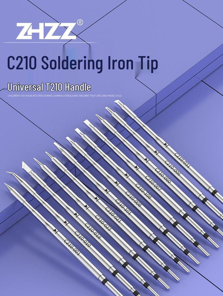 C210-006 Soldering Iron Tip for T210 Soldering Pen - Models 031, 023, 021, 008, 007.
