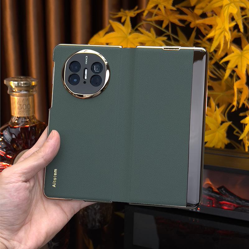 Применимо к чехлу для мобильного телефона Huawei matex6, умное окно x5 коллекционное издание x3 магнитная защелка гальванический флип-кейс кожаный чехол для деловых мужчин