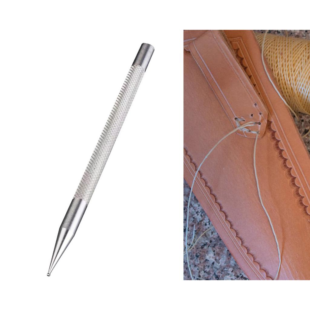 Тонкий наконечник, кожаная разметочная ручка, эргономичная ручка, инструмент для разметки линий для резьбы по коже, для работы с кожей, шитья