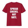 Футболка Spread Cheeks Not Hate Стильная и удобная для повседневной носки винтажная стирка дышащая мужская мягкая унисекс