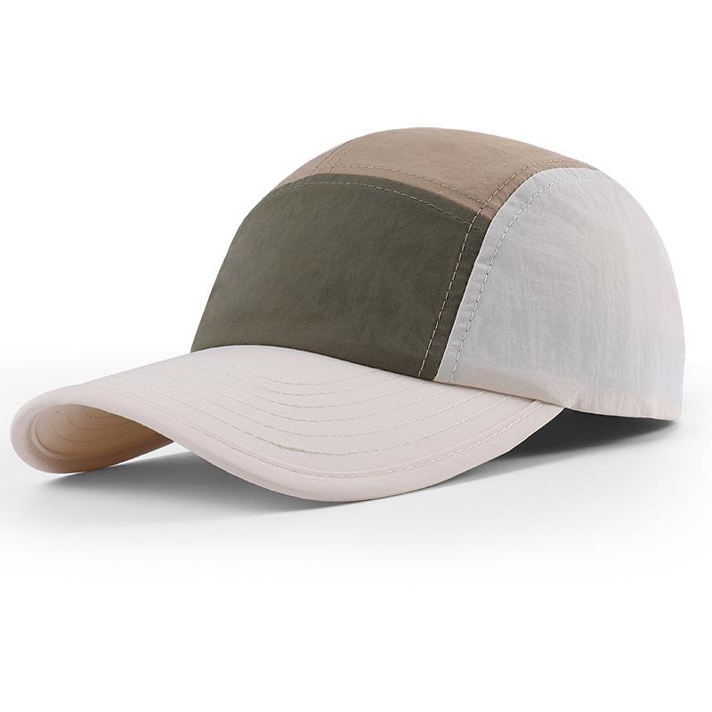 Подходящая по цвету быстросохнущая кепка для мужчин, летняя спортивная бейсболка в стиле хип-хоп на открытом воздухе, женская солнцезащитная кепка