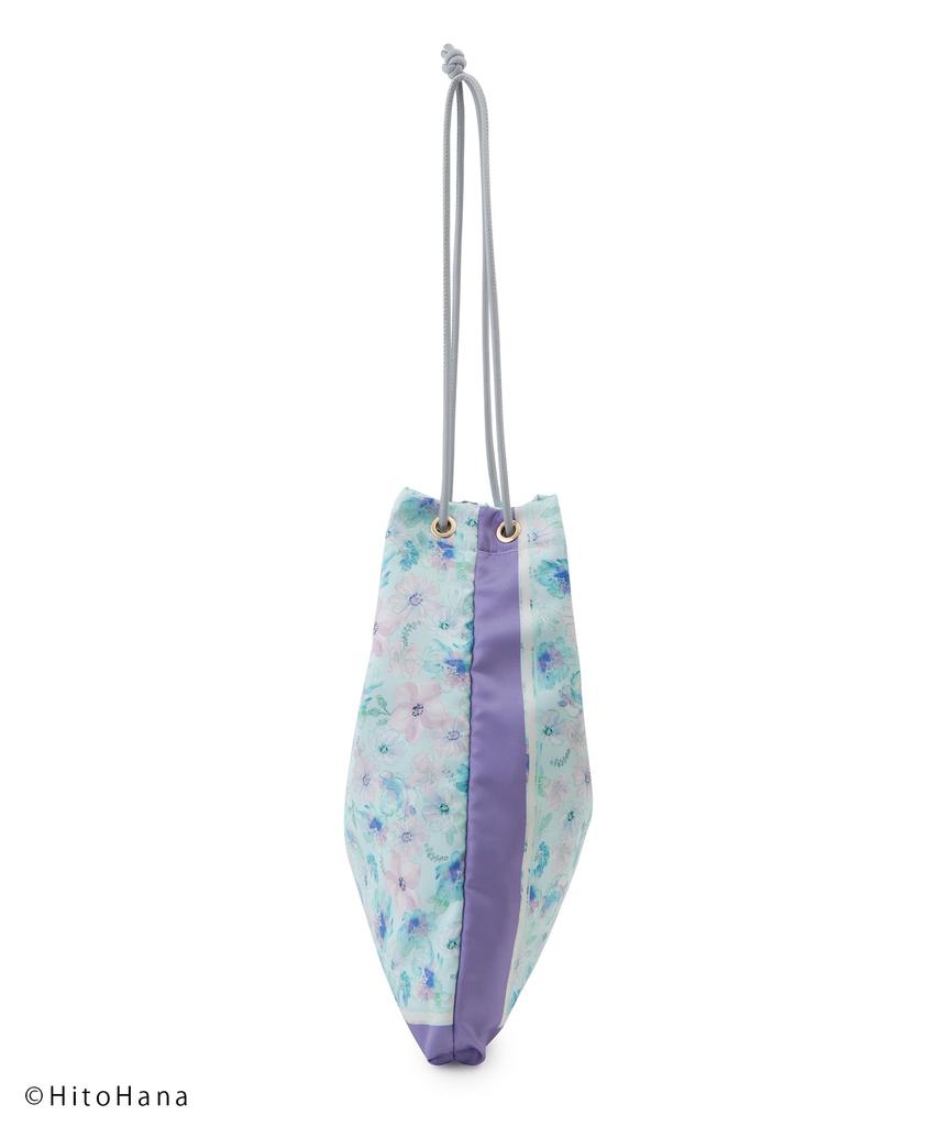 ROPE' PICNIC Passage HitoHana x ROPE' PICNIC Сумка-тоут и сумка через плечо с принтом-шарфом, Женская, GIX32020, Светло-зеленый (33)
