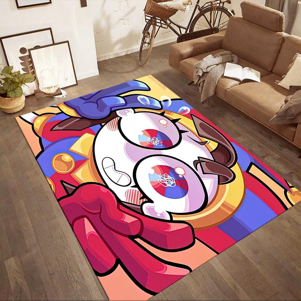 Digital Circus Floor Mat Suitable for Hallway Balcony Living Rooms Bedrooms Anti-slip Rug Office home decor Spiritual Gift
