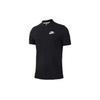 Casual Loose Short Sleeve Polo Shirt Unisex Tops Black 829361-010