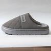 Men Winter Plus Velvet Cotton Slippers Casual Warm Thick Soled Large Size Anti Slip Indoor Shoes 38-47
