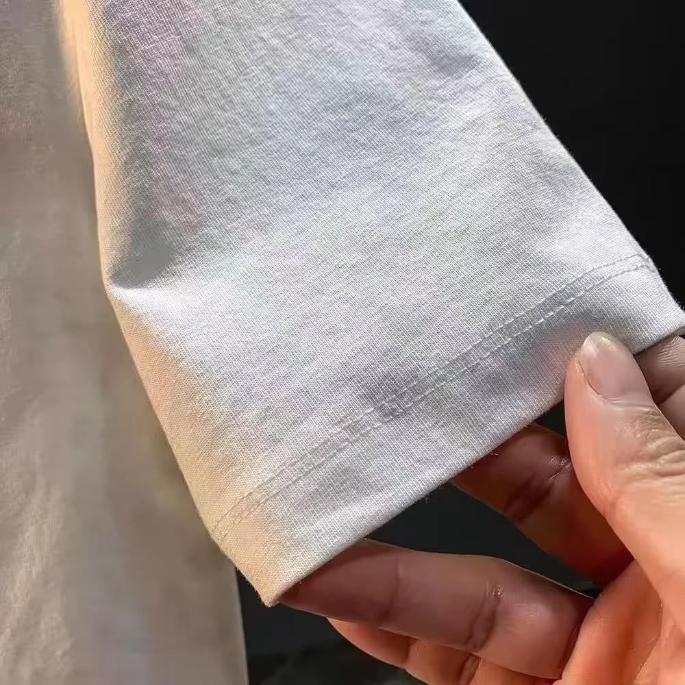 Летние Новые Футболки Мужские Повседневные Футболки с Коротким Рукавом Дышащие Мужские Женские Футболки Популярная Мода Удобный Короткий Рукав