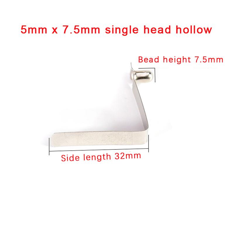 10 шт., однокнопочная защелка для трубы, V-образный стальной пружинный зажим для каравана, каяка