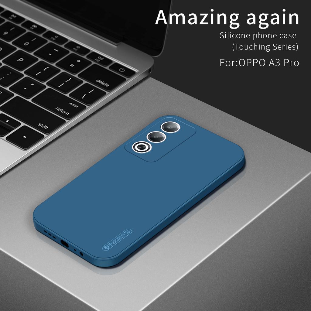 PINWUYO JK Touching Series For Oppo A3 Pro (Global) 5G/(India) 5G Case Silky Touch Soft TPU Phone Back Cover