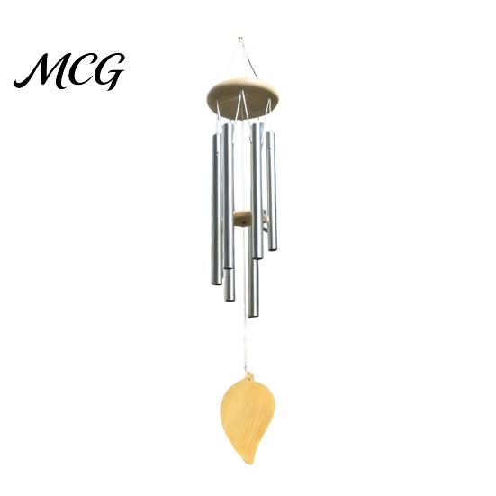 Precise Tuned Wind Chime Metal with 6 Aluminum Tubes, Garden Hanging Chimes, Outdoor Chimes Weather Resistant for Patio Decoration Melodious