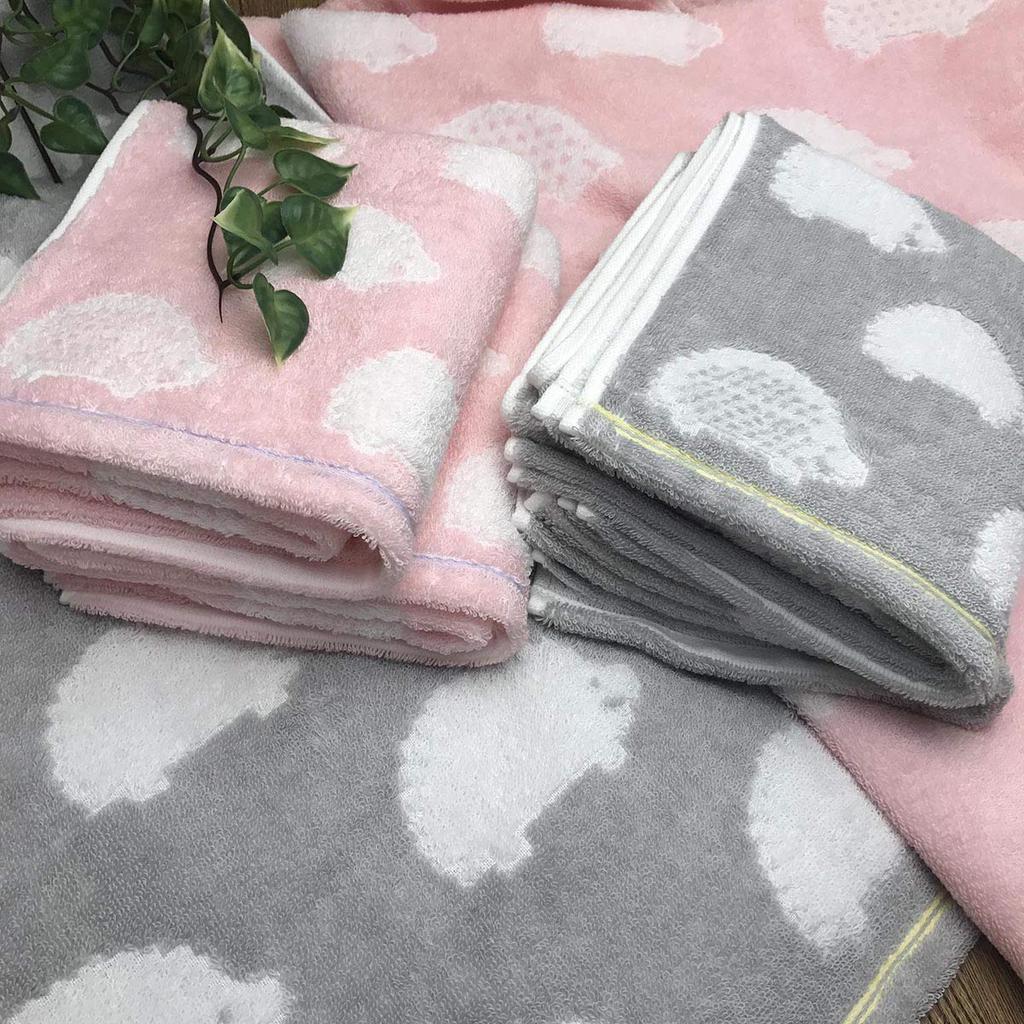 Сертифицированный бренд полотенец Imabari Towel с рисунком ежа, набор из 3 банных полотенец 60x120 см (3 цвета)