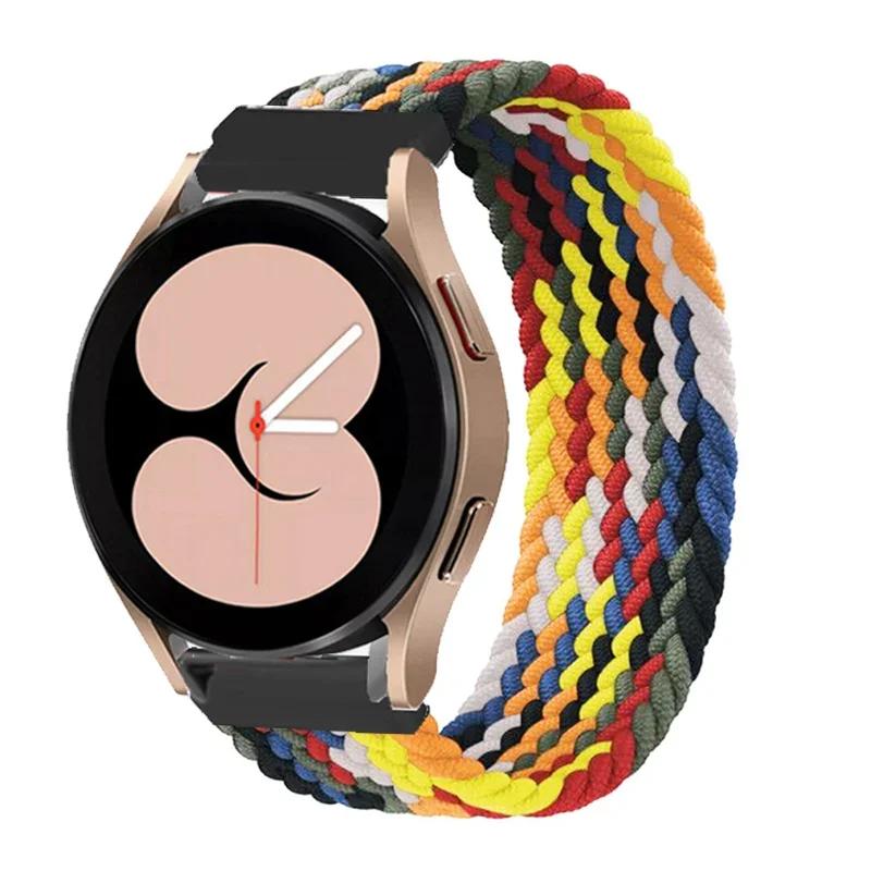 20 мм 22 мм ремешок для Samsung Galaxy watch 4 5 6 Pro Classic Gear S3 44 мм 40 мм 45 мм браслет correa Huawei watch GT 2e 3 4 ремешок