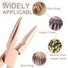 ARLANY Hair Extension Pliers Set for Micro Beads Hair Extension Beading Tool Kit for Hair Tinsel Micro Ring Loop Needle Pulling