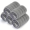 5pcs, Reusable Mop Replacement Pad, Flat Floor Mop Cloth, Washable And Durable Replacement Mop Cloth, Scraping Lazy Mop Cloth