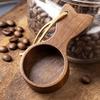 Solid Wood Coffee Bean Measuring Spoon