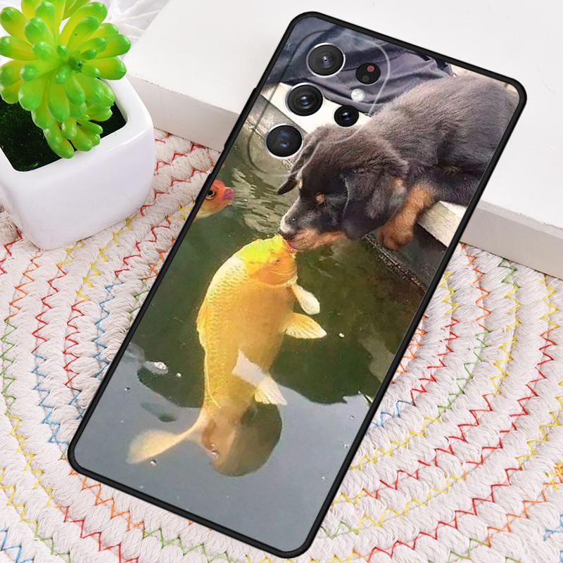 Крутой пес Ротвейлер Мягкий ТПУ чехол для телефона для Samsung Galaxy note 10 pro S26 Ultra S23 S24 FE S25 S21 S22 PLUS ударопрочный