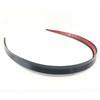 Universal 1.2M Black PU Flexible Soft Car Rear Roof Trunk Spoiler Rear Wing Bonnet Hatch Gate Lip Trim Sticker Car